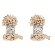 alize 小狗毛線 手指編織線, 310 蜂蜜色, 2個