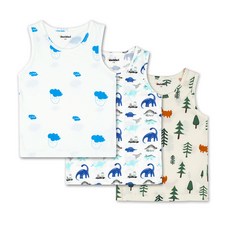 doridori 3 件套印花男孩跑步