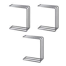 Digicon 立式廚房抹布衣架, 黑色的, 3個