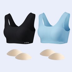 pudding underwear 親膚內衣 2入+替換胸墊 4入