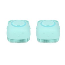 矽膠按摩沐浴刷 DC-011, 藍色, 2個, 1件