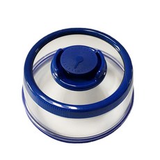 塑膠真空食物保存蓋 藍色 E66, 1個