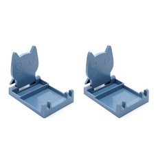 고양이 뚜껑 거치대, 블루, 2개