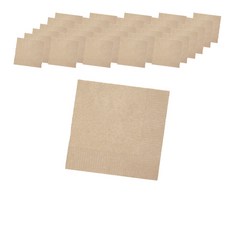 Napkin Korea雞尾酒純色餐巾紙 3000張, 棕色, 1個, 3000件