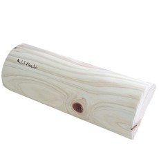 長壽扁柏工藝扁柏木半月形按摩梳 30, 單色