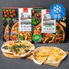 맛있닭 닭가슴살 한끼 피자 2p + 야채 플러스 세트 (냉동), 1세트, 600g