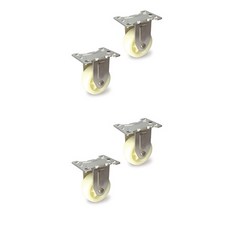 MASTER. S DS 22系列 不鏽鋼輕量型腳輪 DS 2230 NYL-R 7.6cm 不鏽鋼尼龍 (白色) 固定型 (R), 4個