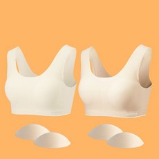 pudding underwear 親膚內衣 2入+替換胸墊 4入