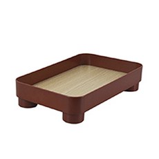 Higher & Higher 香水托盤 方形 酒紅色