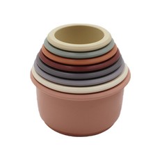 Promis 矽膠嬰兒杯堆疊套裝, BLOOMING SET, 1組