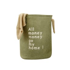 올하이 세탁 빨래 보관바구니, 03 연한 초록색, 1개