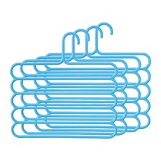 5層褲架, 藍色, 4個