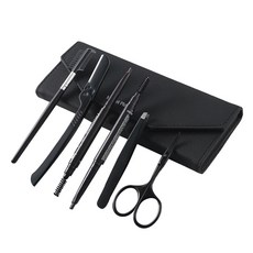 市場計劃眉毛修飾雙眉套組 6 件, 混色, 1套