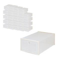 달팽이리빙 드마망 신발장 신발 정리 보관함, 25개