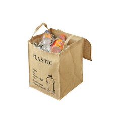 Rapoyu布製分類回收籃 B, 單一顏色, 1個