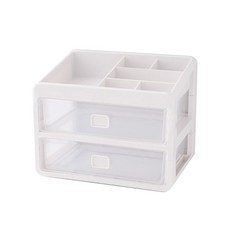 PDS리빙 한번에 책상정리 싹 가능한 수납 플라스틱 정리함 M, 1개, 투명