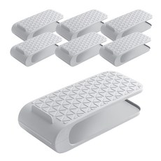 파라디 원터치 높이조절 신발 정리대, 그레이, 7개