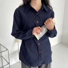 페이퍼먼츠 여성용 소프트 코듀로이 셔츠 남방 00581