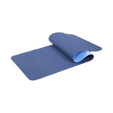 모먼트 스포츠 미끄럼 방지 요가 매트 8mm, 네이비 + 라이트블루, 1개