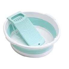 Yuneya折疊式洗衣板 本體, 綠色, 1個