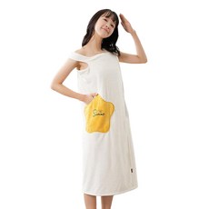 튜브탑 포켓 스타일 목욕타월 에어 샤워가운 XL 110~130kg, 05 화이트, 1개