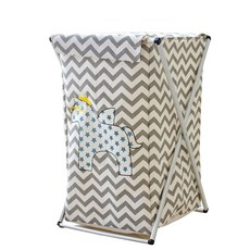 EPLYN 北歐風印花多功能防水收納籃, 星星, 1個