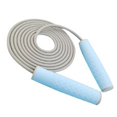 Hi Bear 矽膠耐用成人鋼絲跳繩 M86, 藍色, 1個