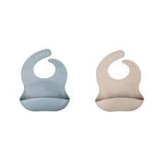 JOY MULTI 防水矽膠圍兜, 隨機出貨, 2入