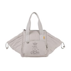 카카오프렌즈 반려동물 라이언 카시트 이동가방, 그레이, 1개