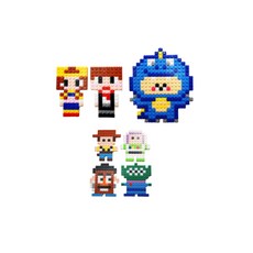 Block N Story 10mm Deform Block包裝 方形男女 小+藍熊+玩具故事, 混色