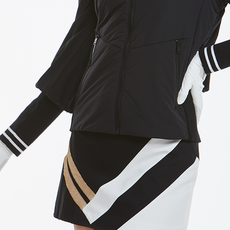 NEVERMINDALL 女式羅紋褶襉彩色半身裙