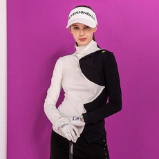 NEVERMINDALL 女子 Rally 荷葉邊高領