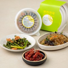 잡채 170g + 마늘쫑건새우볶음 120g + 낙지젓 150g, 1세트
