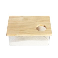 ARTBENI 壓克力鼠砂盆 16*11*5.5 cm, 混色, 1個