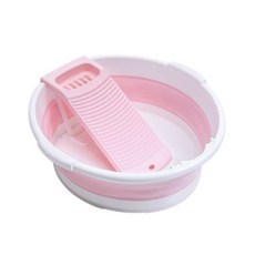 Yunea折疊式洗衣板, 粉色的, 1個