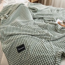 Darumi 方格圖案午睡毯