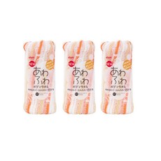 aisen 伸縮柔軟泡泡浴巾 BT-625, 橘色, 3個, 1入