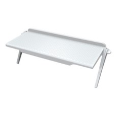 Rose Road 螢幕電視畫面上方機上盒置物架, 白色, 1層