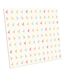 HTP 傳統花紋磁磚 K0514 1000914 鶴紋 動物紋, 混合色, 1個