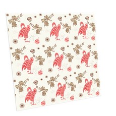 HTP 傳統花紋瓷磚 K0537 1000937 鳥紋 動物紋, 混合色, 1個