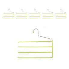 4層式褲架, 綠色, 6個