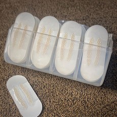 雙眼皮蕾絲膠帶 L號 30入組, 單色, 1套