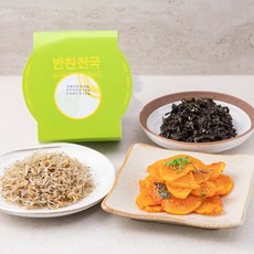 반찬천국 잔멸치볶음 90g + 단무지무침 140g + 건파래무침 120g, 1세트