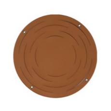 Rose Road 皮革花盆托盤懸掛架, 棕色, 1個