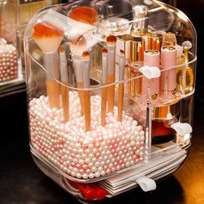 壓克力化妝收納盒 L號+珍珠 550g, 1件