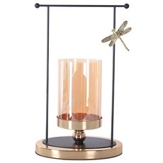 北歐奢華燭台 05 蜻蜓 L, 金色