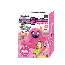 I WILL COMPANY i-fun Sandmon 沙黏土, 粉紅色, 1kg, 1個