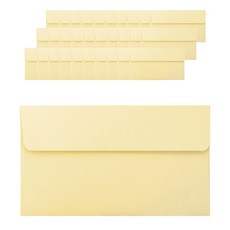 2Youngdesign 素色信封袋, 黃色, 100入