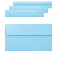 2Youngdesign 素色信封袋, 藍色, 100入