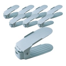 可調整雙層收納鞋架 綠色, 8件